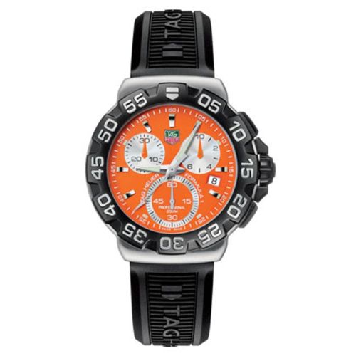 TAG Heuer Formula 1 Quartz Chronograph Stainless Steel / Orange / Rubber